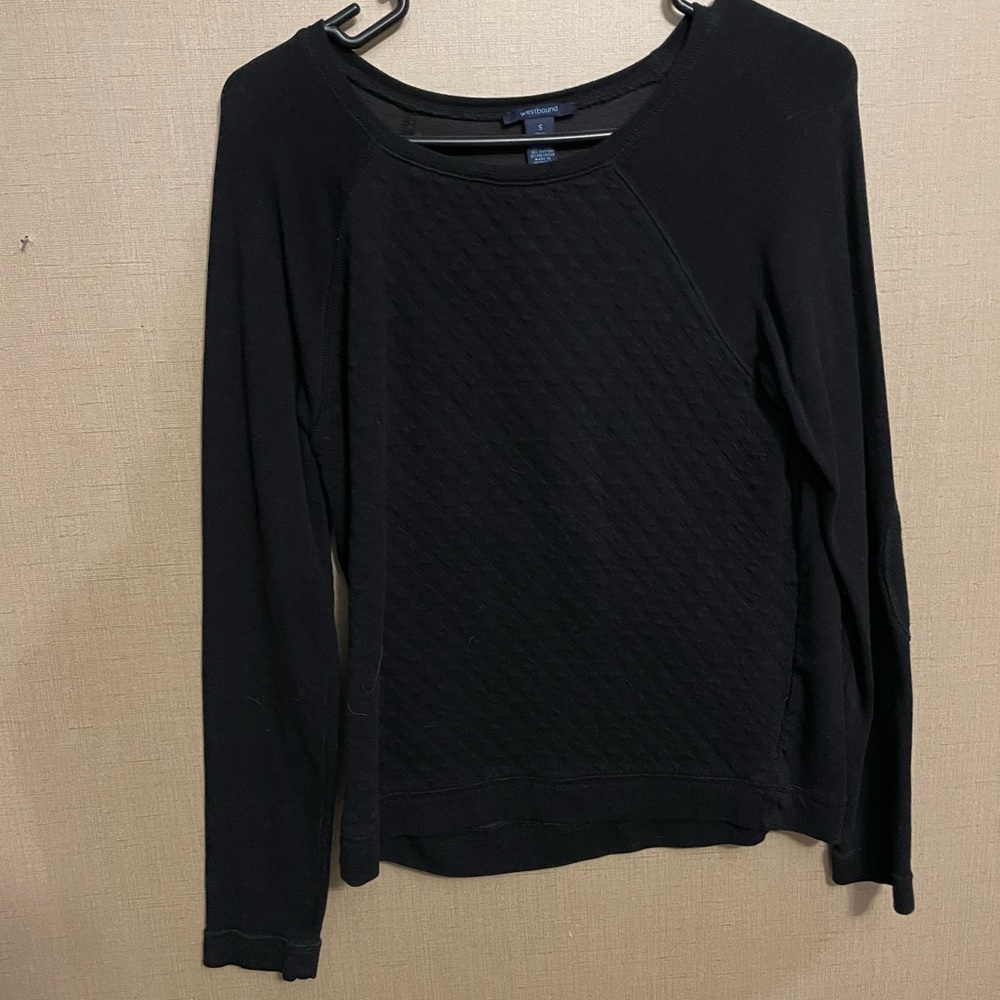 Patch elbow sweater